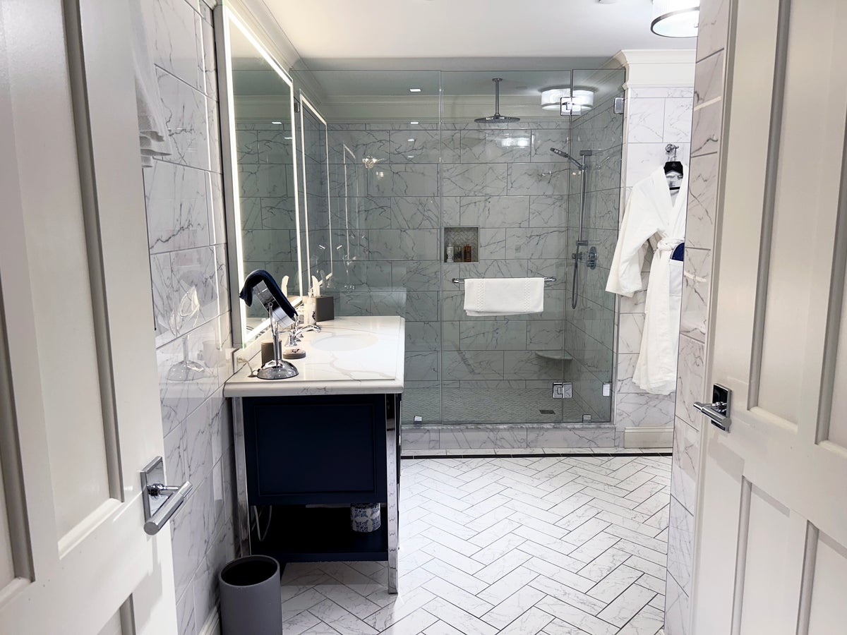 Adelphi Saratoga Springs bathroom entrance