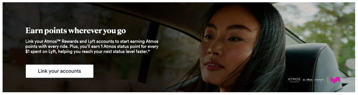 Alaska Airlines and Lyft banner