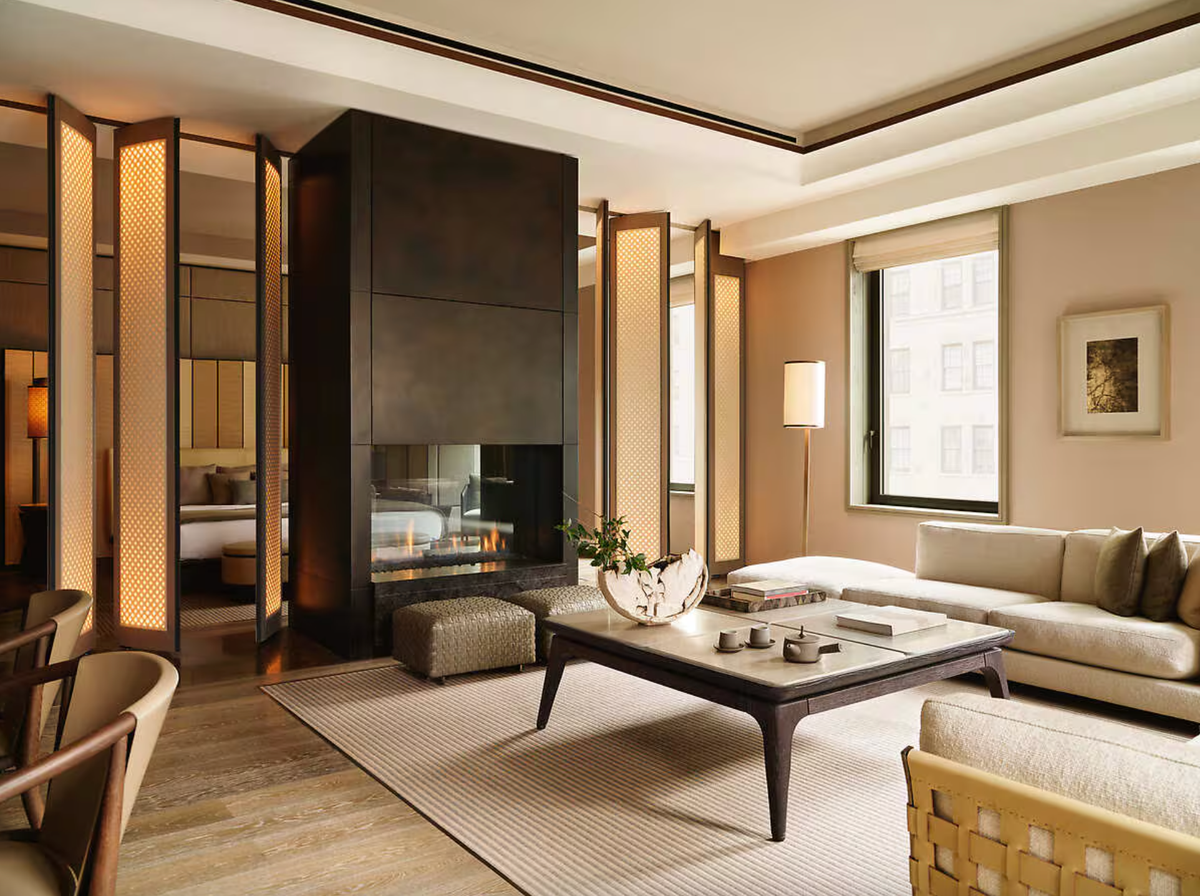 Aman new york corner suite Aman new york corner suite