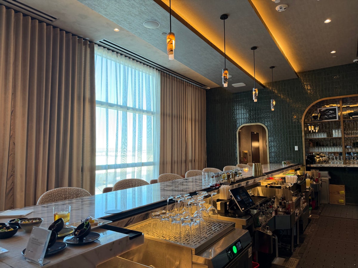 Amex Sidecar Lounge Bar Seating Window