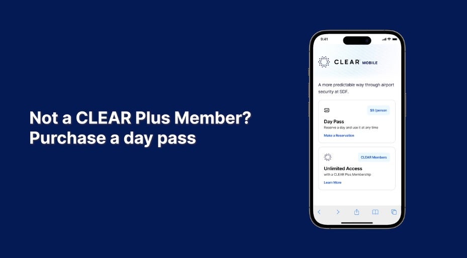 CLEAR Mobile Purchase a Pass