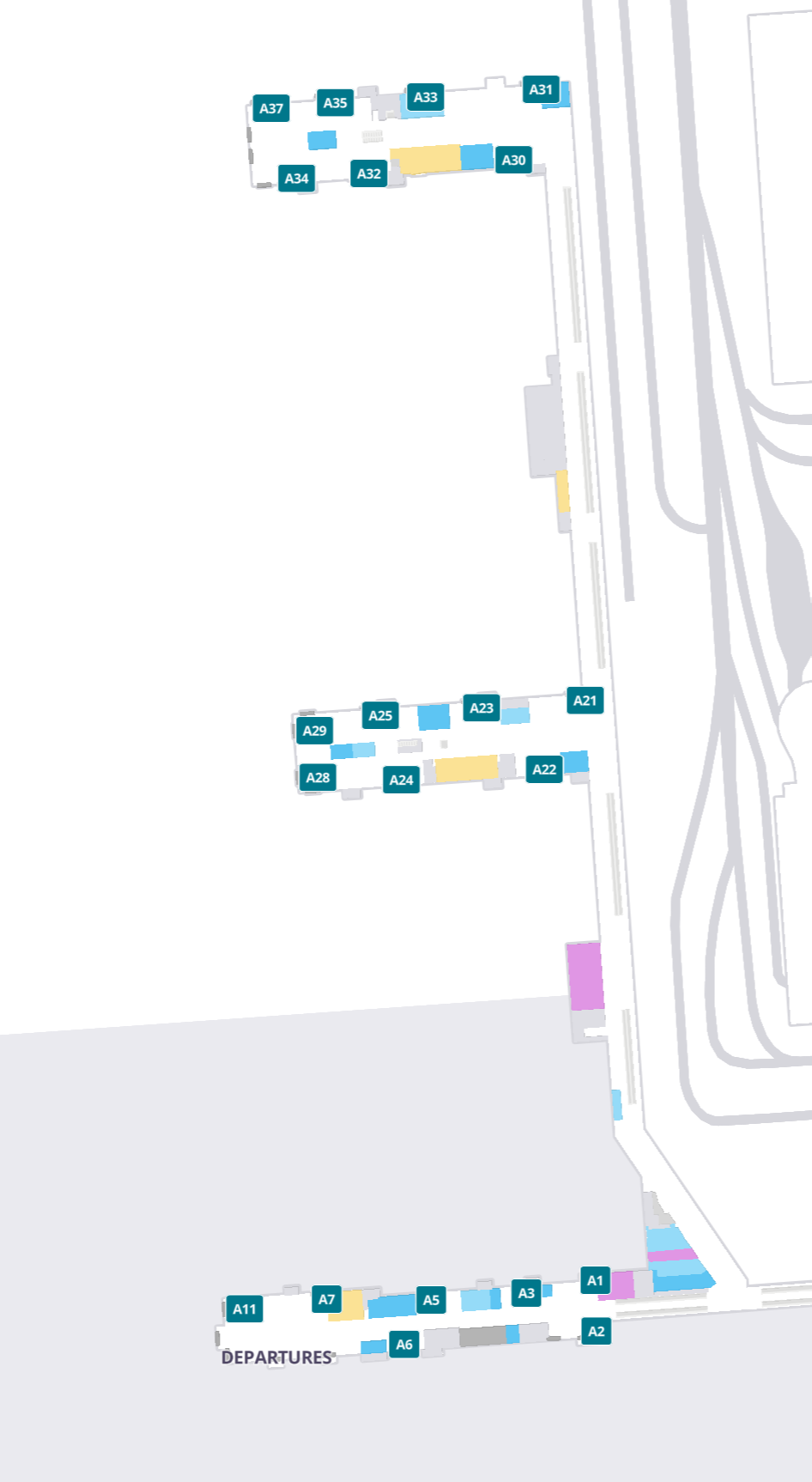 Charlotte Douglas International Airport Concourse A