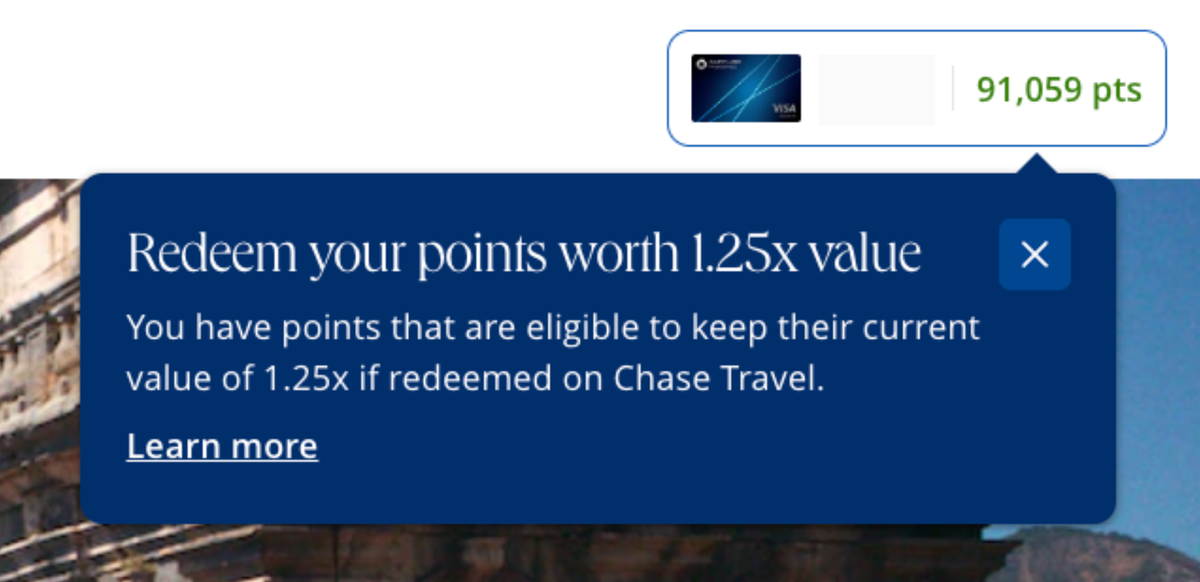Chase Travel Points Boost Chase Travel Points Boost