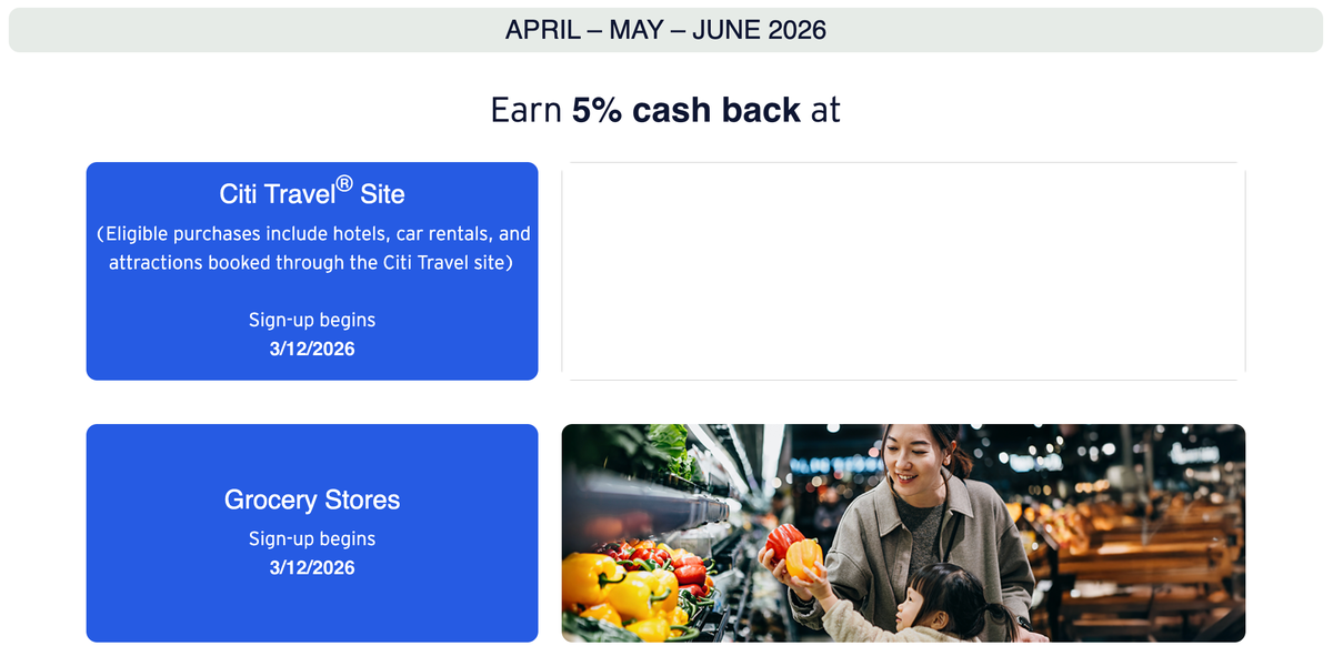 Citi Dividend categories Q2 2026
