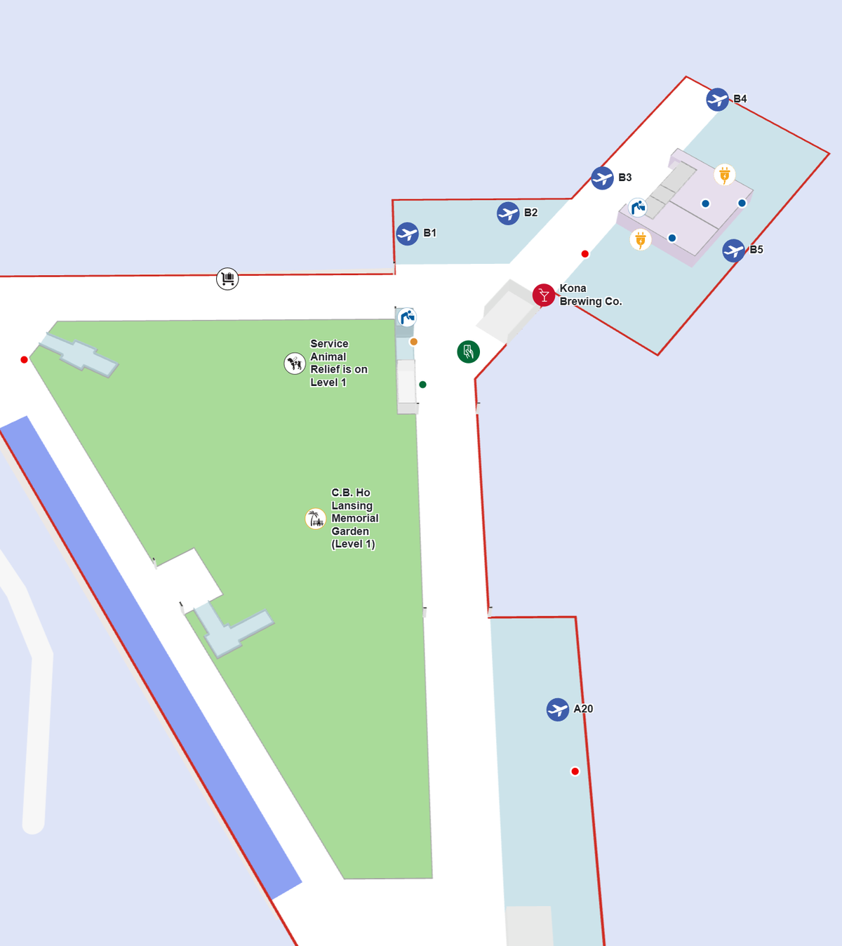 Daniel K Inouye International Airport Concourse B
