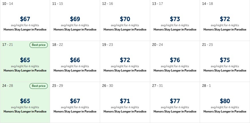 Doubletree by Hilton Mazatlan Nightly Rates