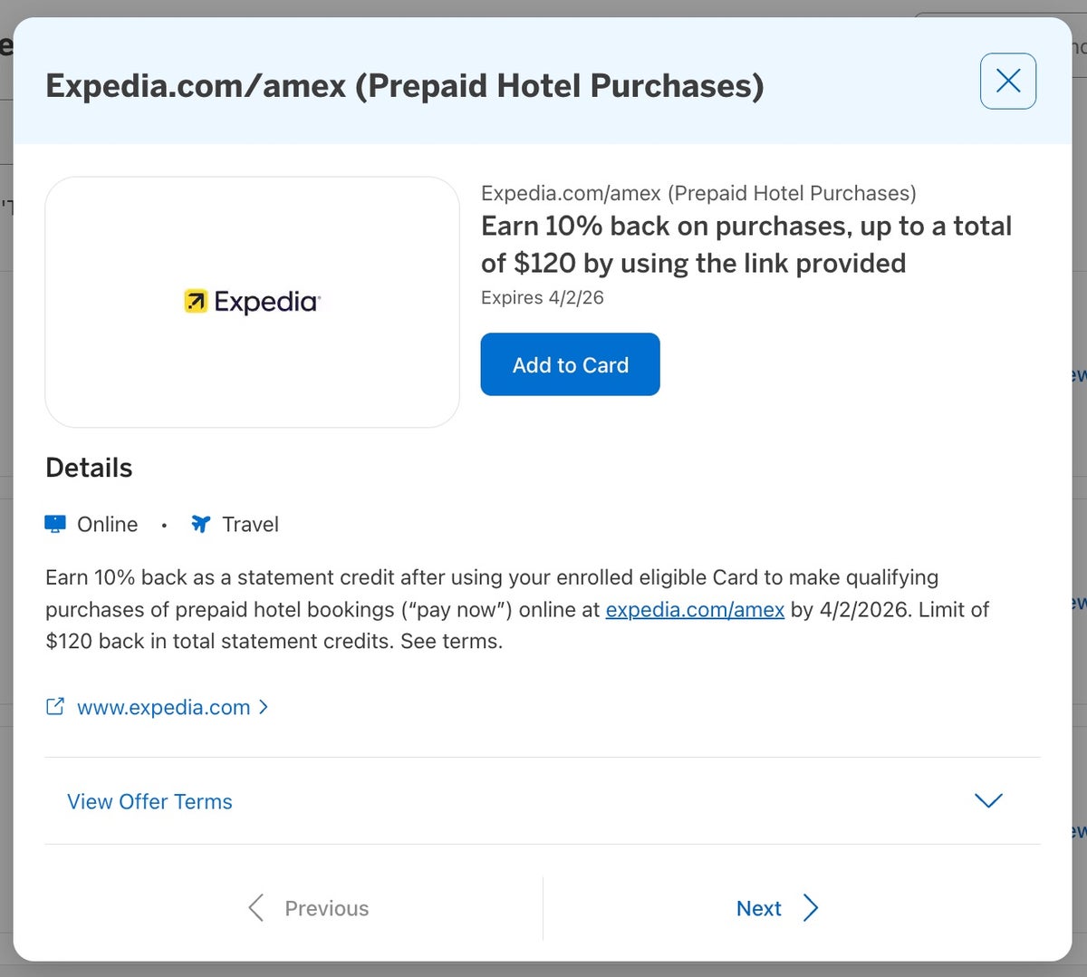 Amex Offer Expedia Hotels January 2026 Expedia Amex Offer