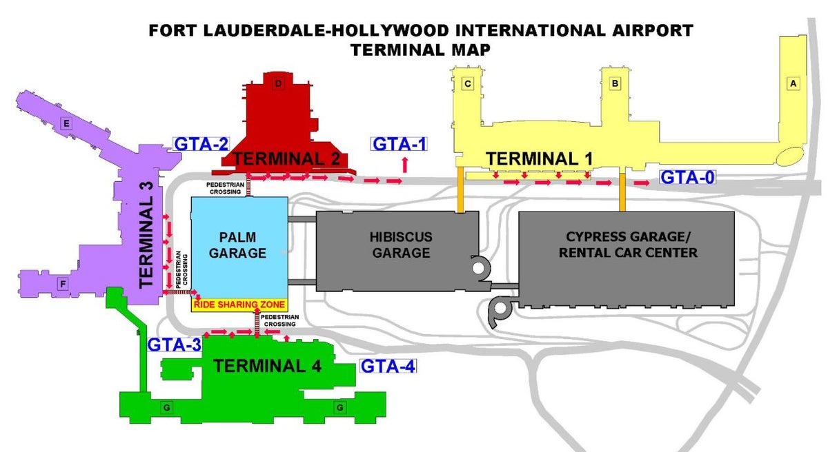 Fort Lauderdale Hollywood International Airport Ride Sharing apps