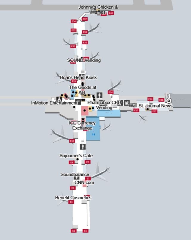 Hartsfield Jackson Atlanta International Airport Concourse E