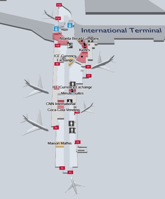 Hartsfield Jackson Atlanta International Airport Concourse F