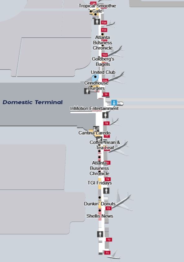 Hartsfield Jackson Atlanta International Airport Concourse T