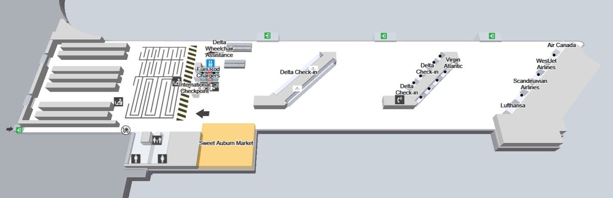 Hartsfield Jackson Atlanta International Airport International Terminal Departures