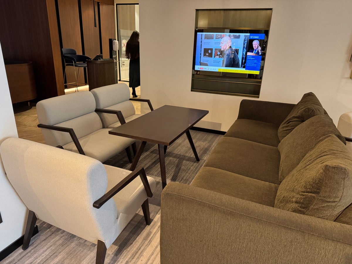 Hyatt Regency Sofia Club seating near front