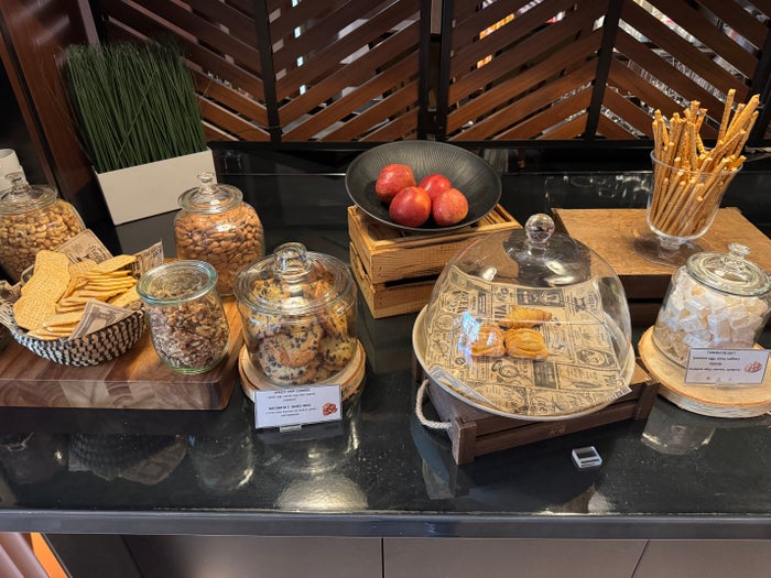 Hyatt Regency Sofia Club snacks