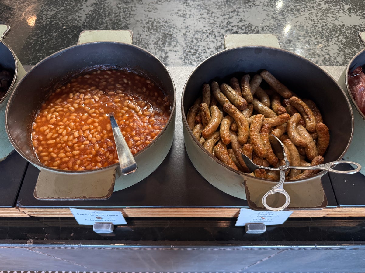 Hyatt Regency Sofia Revolutionary breakfast beans sausage