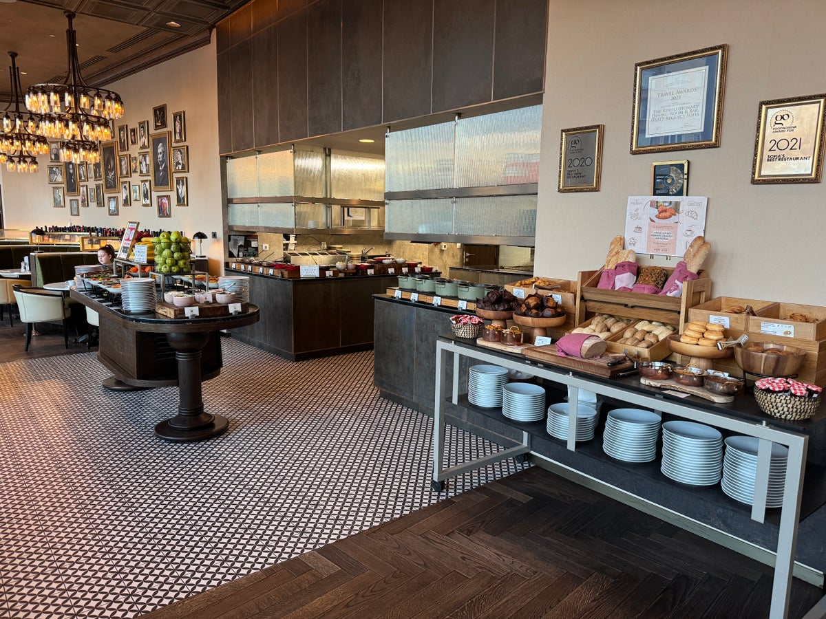 Hyatt Regency Sofia Revolutionary breakfast buffet
