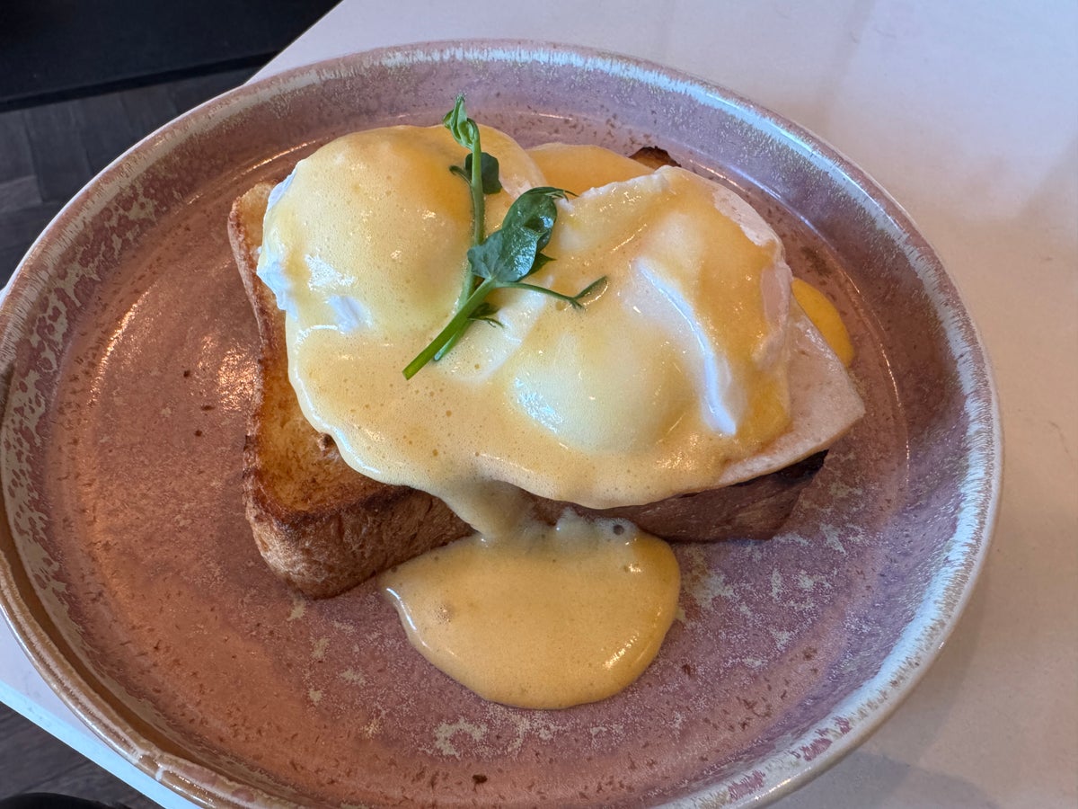 Hyatt Regency Sofia Revolutionary breakfast eggs Benedict