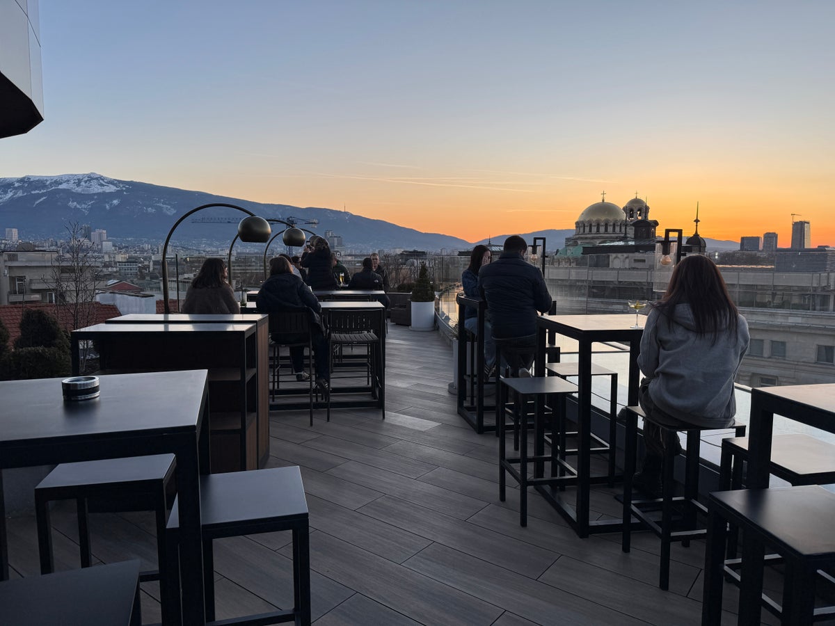 Hyatt Regency Sofia sunset