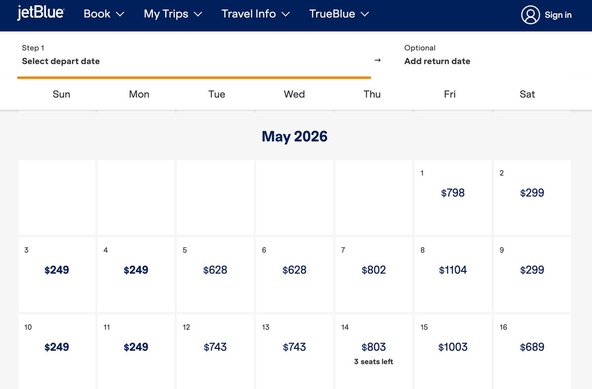 Jetblue low fare calendar Jetblue low fare calendar