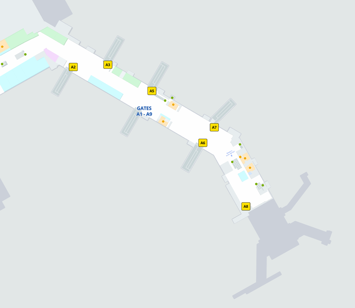 JFK Airport Terminal 4 Concourse A John F Kennedy International Airport terminal 4 Concourse A