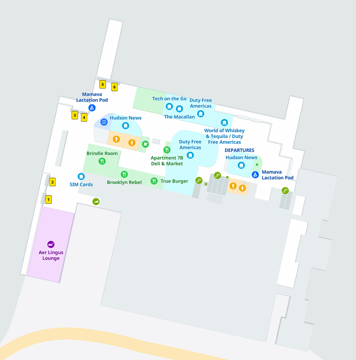 jfk terminal 7 map 2025 John F Kennedy International Airport terminal 7