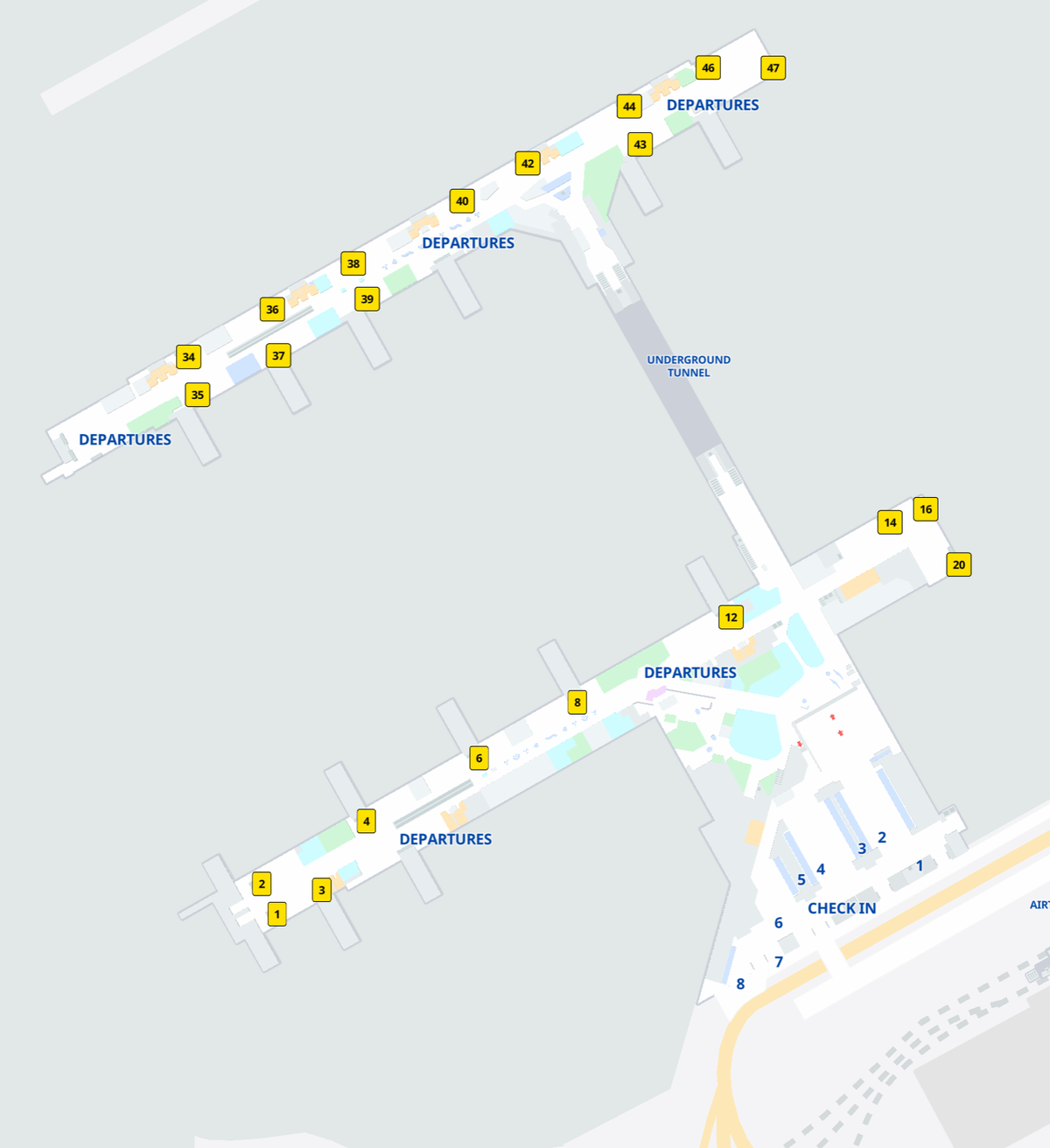 jfk terminal 8 map 2025 John F Kennedy International Airport terminal 8