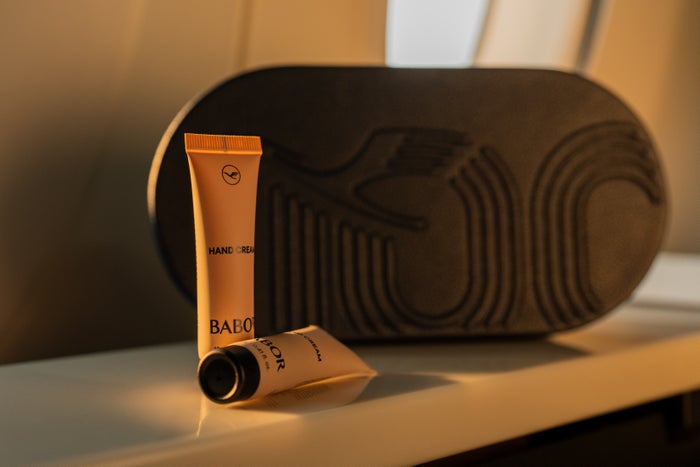 Lufthansa First Class BABOR amenity kit