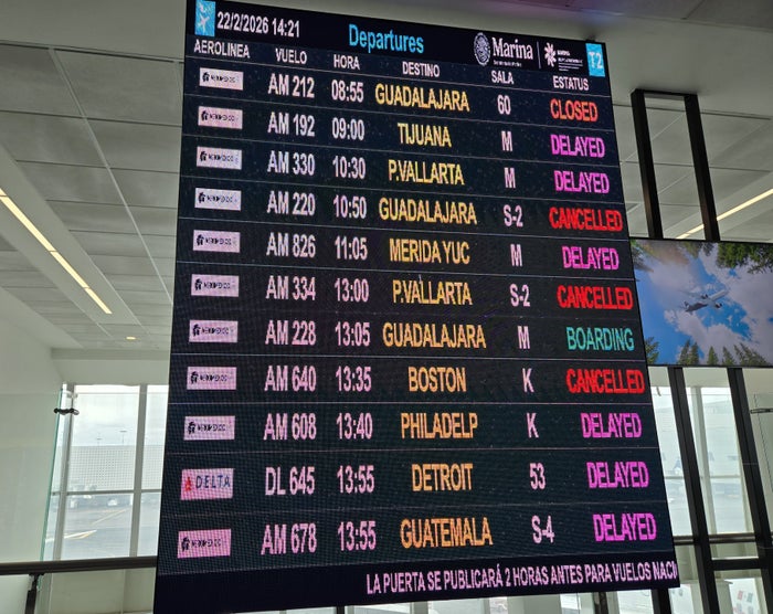 Mexico City Airport Flight Cancelations Mexico City Airport Flight Cancelations