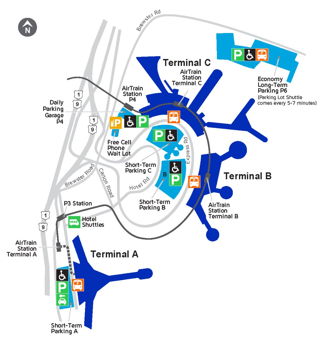 Newark Liberty International Airport Map