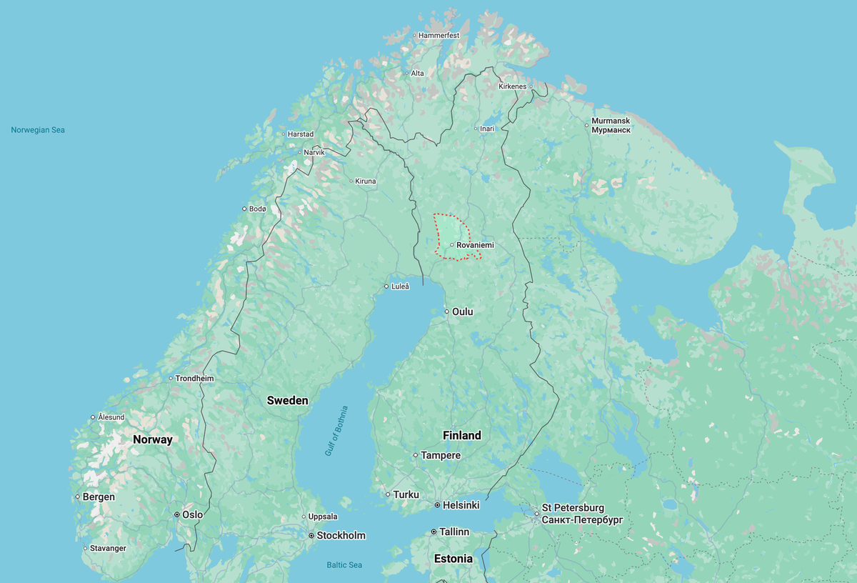 Rovaniemi Finland map Rovaniemi Finland map