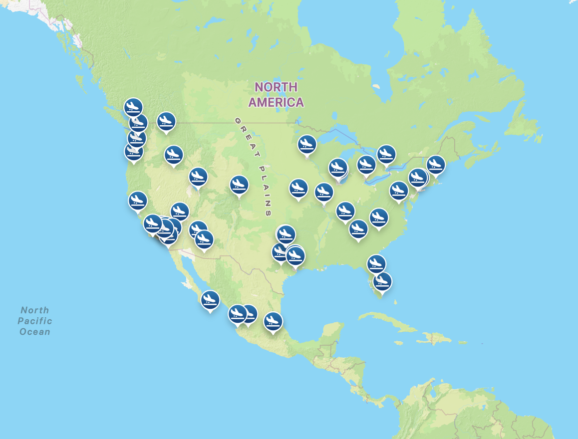 Sacramento International Airport non stop destinations