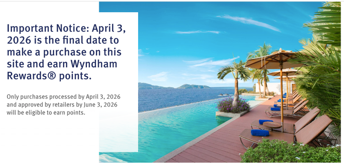 Wyndham Rewards Shopping shutting down