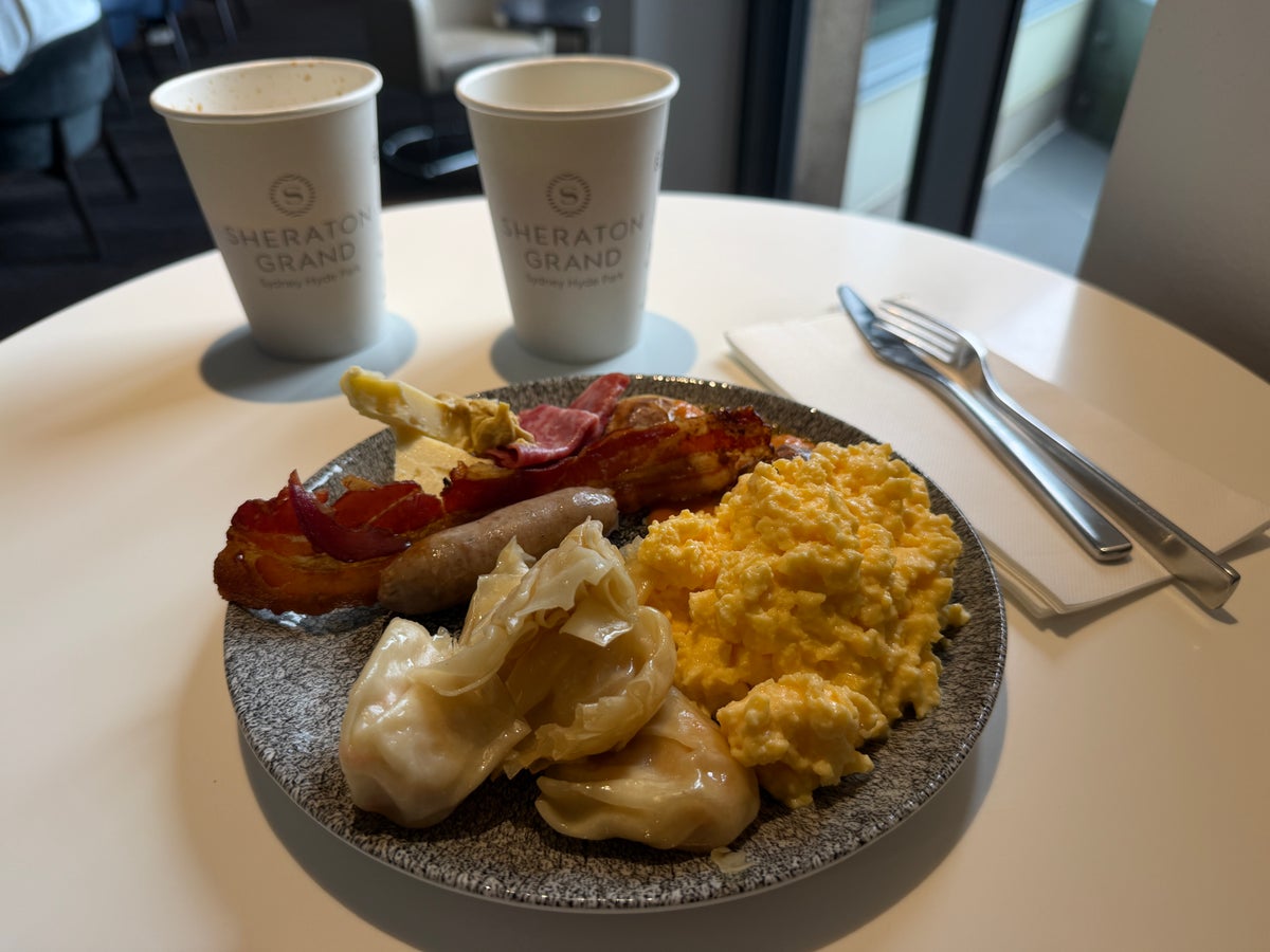 Sheraton Sydney Club Breakfast Plate