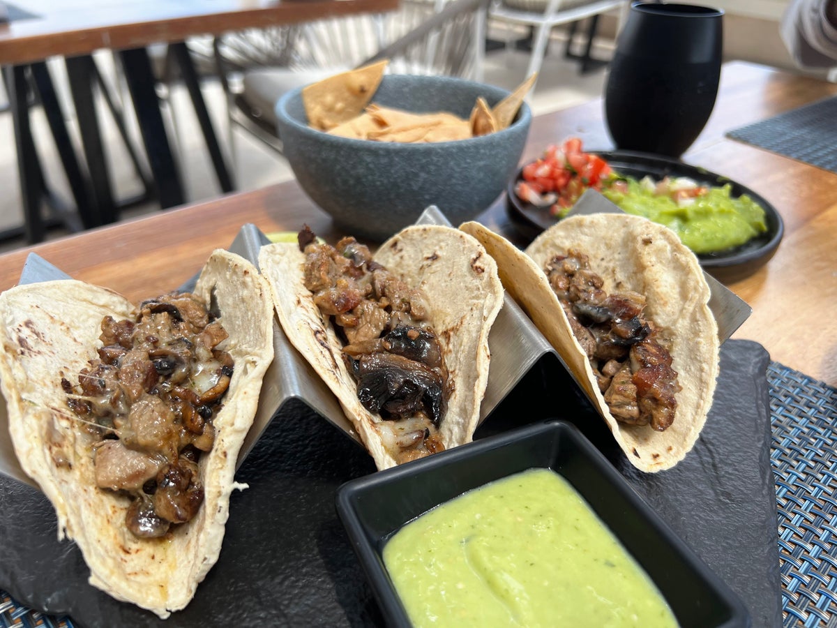 Tacos at Gohan sushi lounge