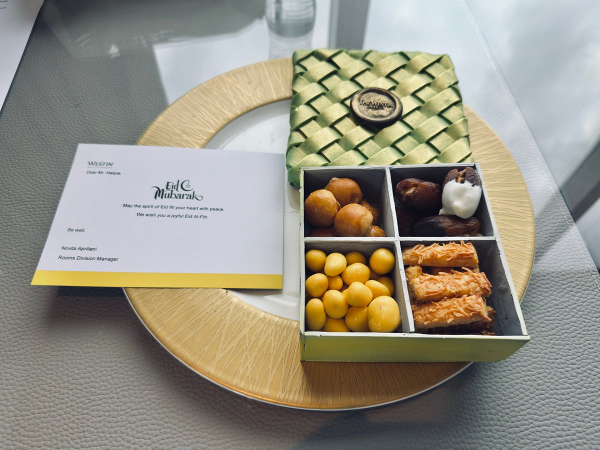 The Westin Jakarta Eid treat and card The Westin Jakarta Eid treat and card