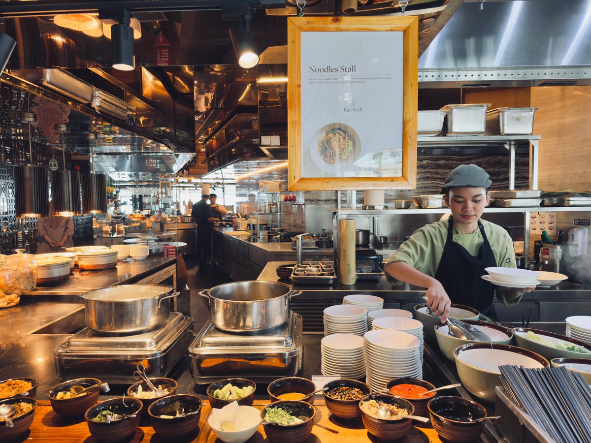 The Westin Jakarta breakfast noodles bar