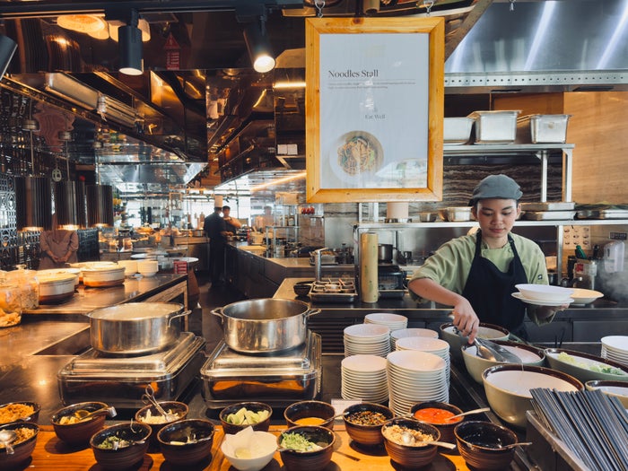 The Westin Jakarta breakfast noodles bar