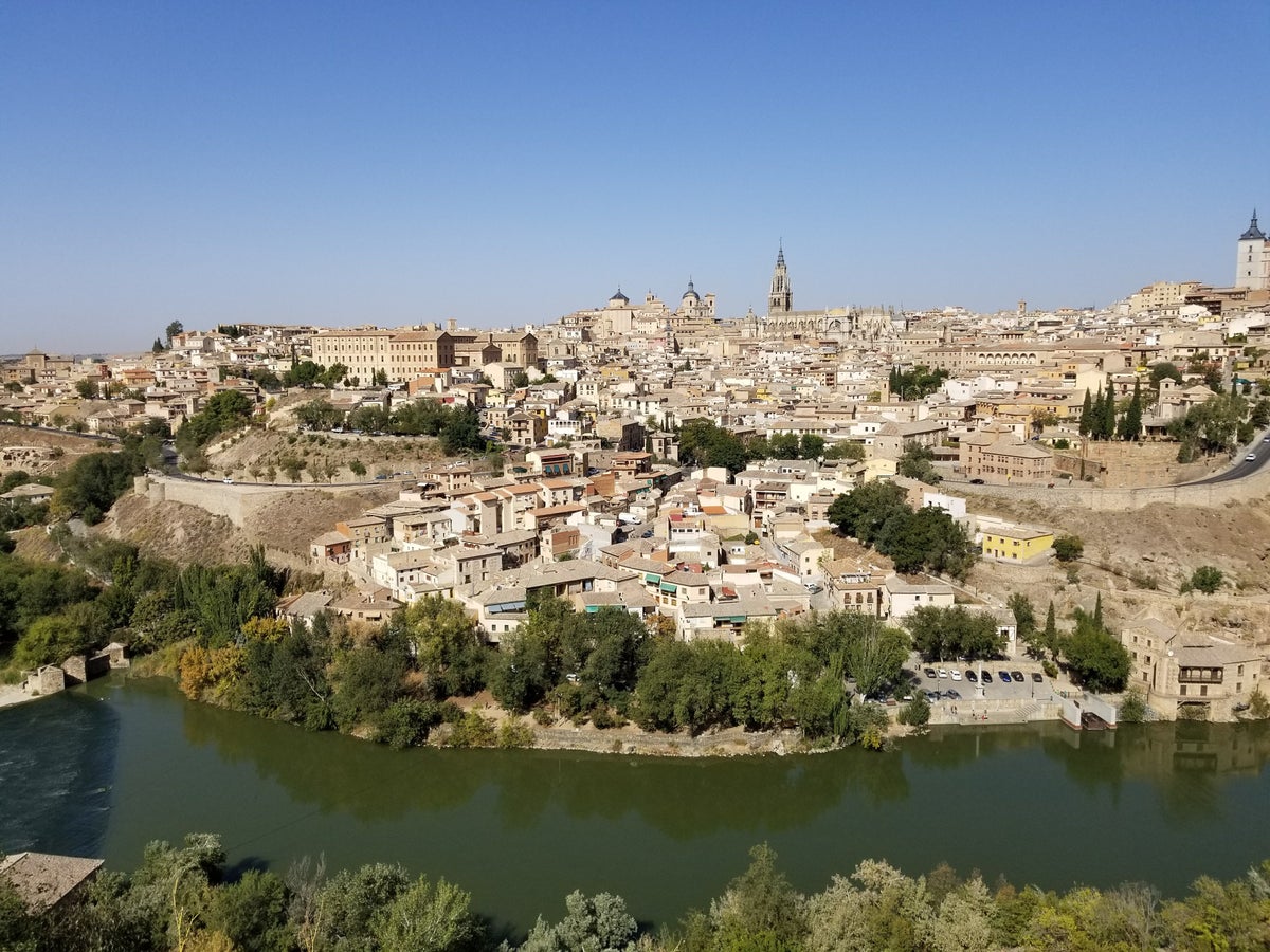 Toledo Spain city view Toledo Spain city view