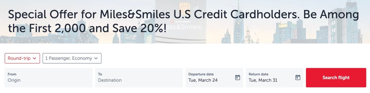 Turkish Airlines 20 discount