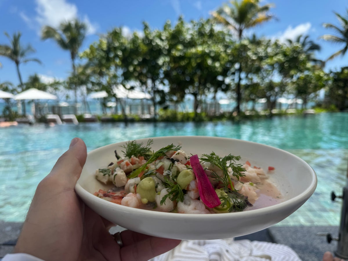 Waldorf Astoria Rivieria Maya Ceviche poolside Waldorf Astoria Rivieria Maya Ceviche poolside