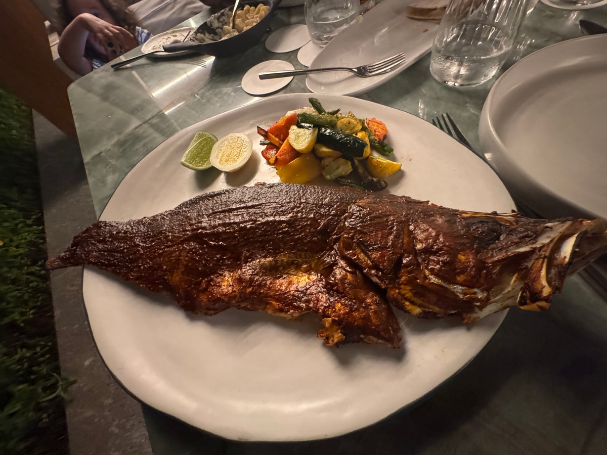 Waldorf Astoria Rivieria Maya whole fish Waldorf Astoria Rivieria Maya whole fish