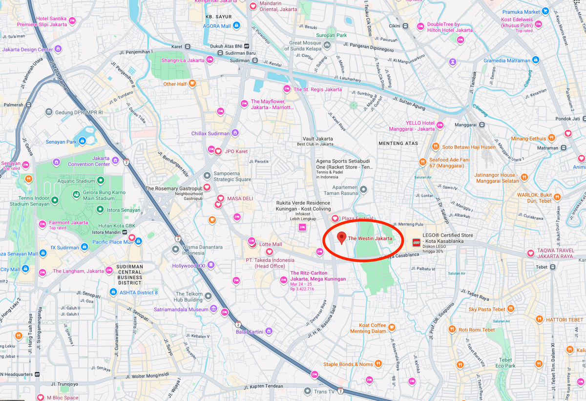 Westin Jakarta Google Maps Westin Jakarta Google Maps
