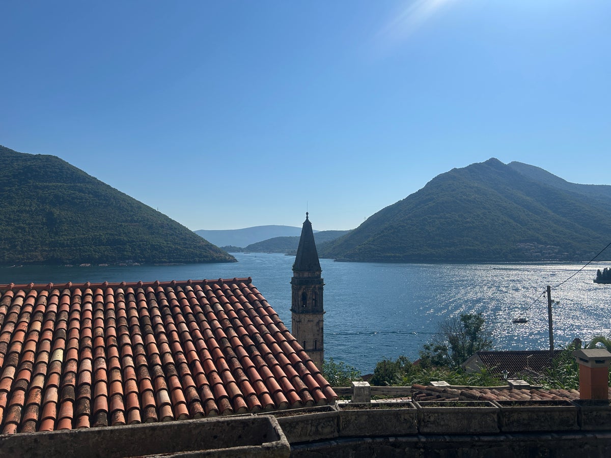 A view of Kotor Bay Montenegro