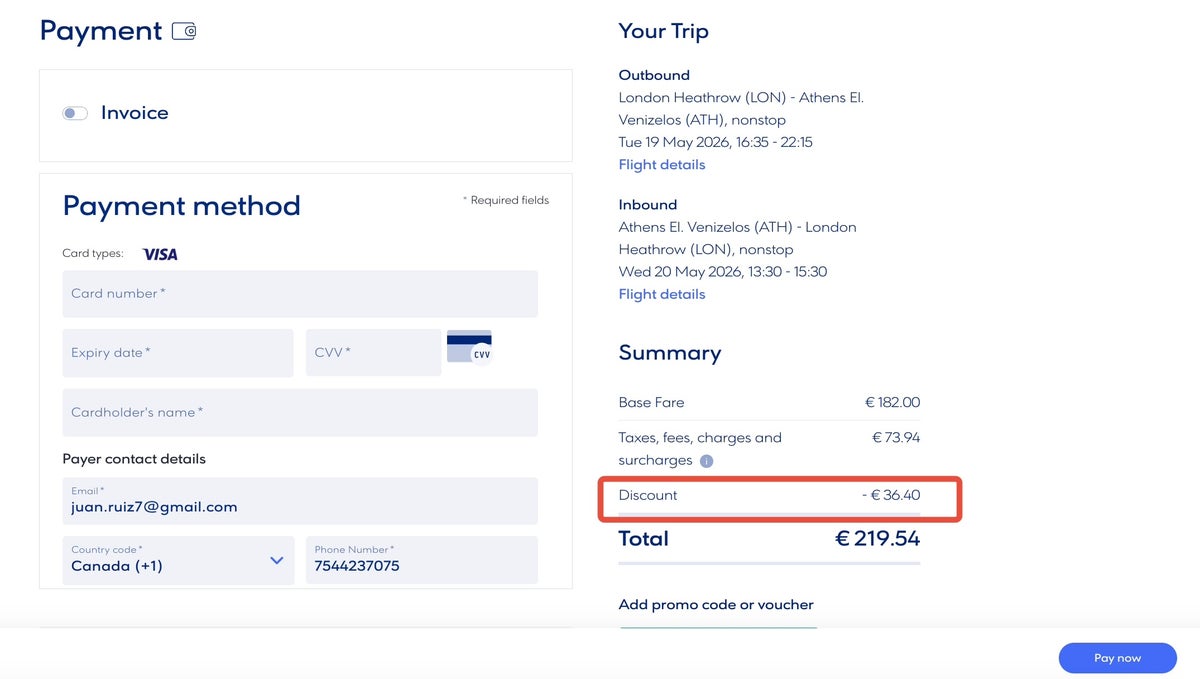 Aegean Sale 20% discount