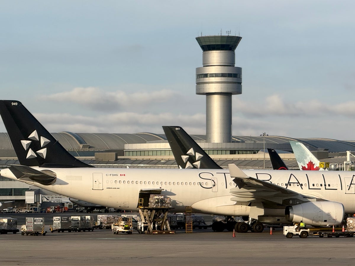 Air Canada planes at Toronto Airport YYZ