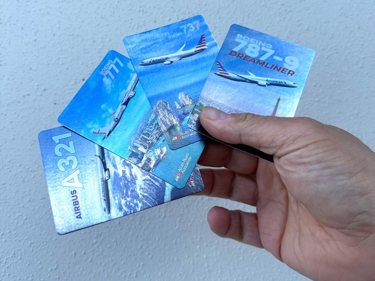 Allied Pilots Association American Airlines trading cards