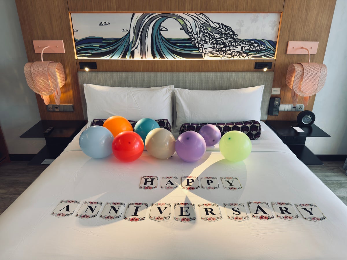 Aloft Bali Seminyak anniversary decorations