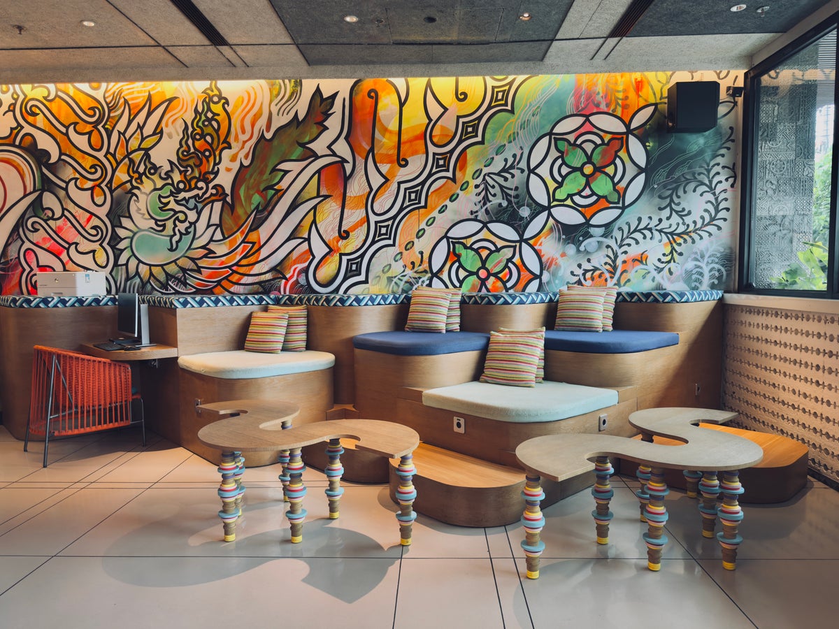 Aloft Bali Seminyak lobby seating