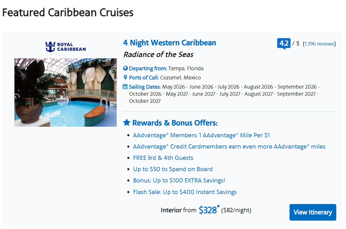 American Airlines Cruises
