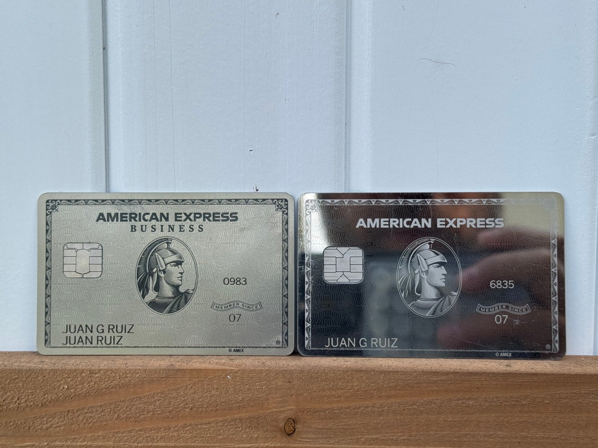 Amex Platinum Card mirror finish and Amex Business Platinum cardJPG